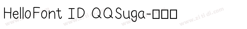 HelloFont ID QQSuga字体转换